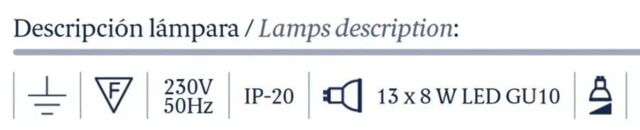 obrazek 4 Fantastyczna 13-elementowa lampa wisząca od hiszpańskiego producenta