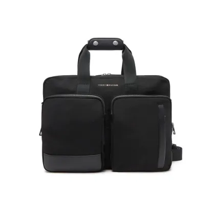 Zdjęcie Tommy Hilfiger Torba na laptopa Th Business Nylon Computer Bag AM0AM13191 Czarny