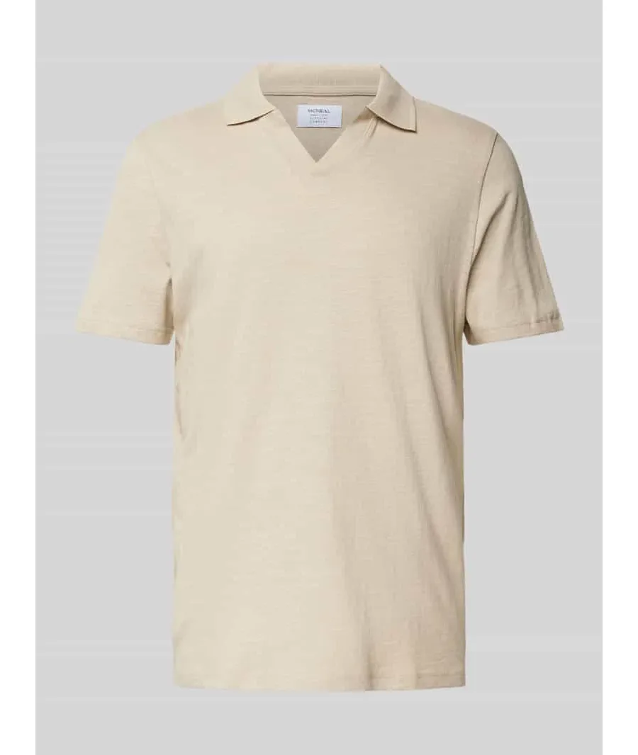 obrazek 1 Koszulka polo o kroju regular fit z dekoltem w serek