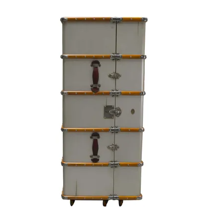 Zdjęcie Ekskluzywny barek vintage w kolorze srebrnym - Authentic Models