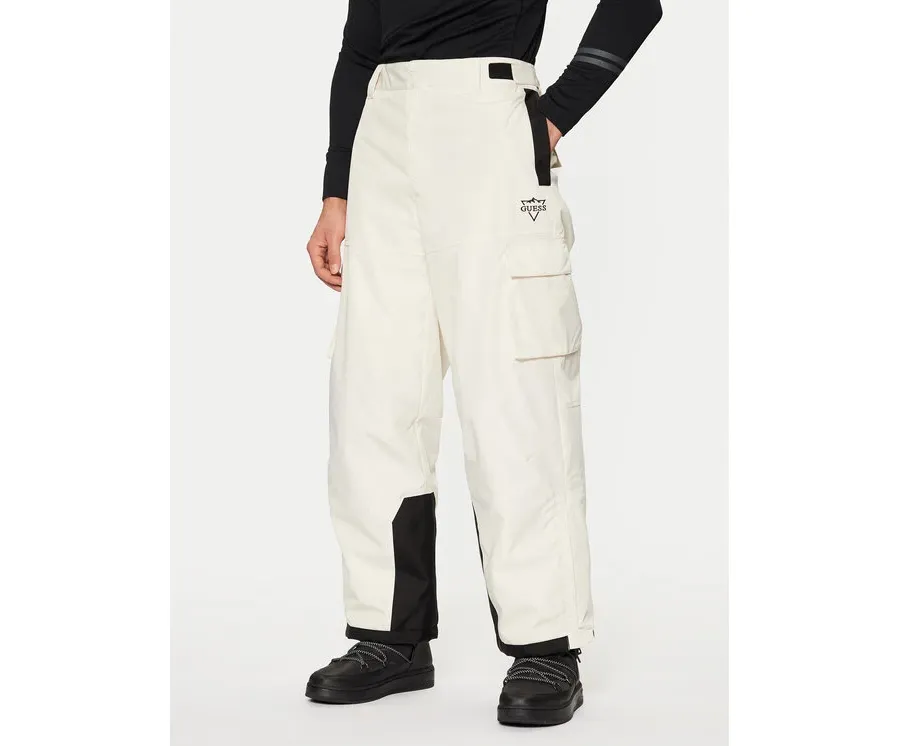 obrazek 1 Guess Spodnie narciarskie M4PB59 WH0K0 Écru Regular Fit