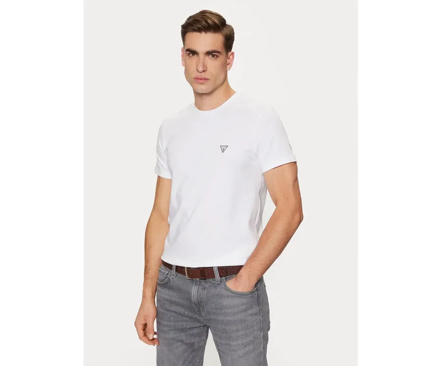 obrazek 1 Guess T-Shirt Caleb U97M00 KCD31 Biały Slim Fit