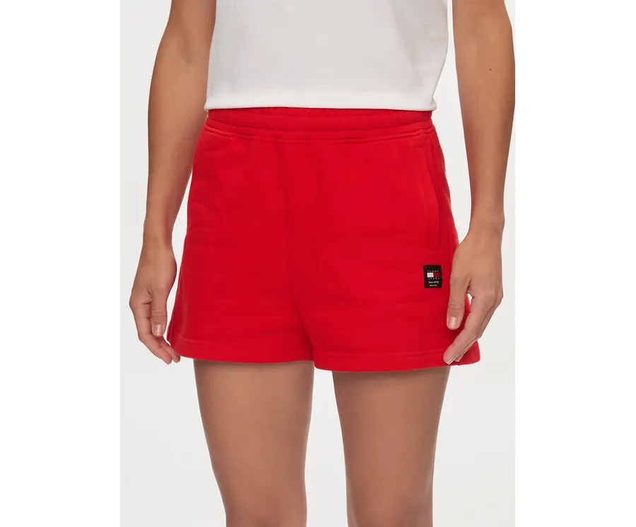 obrazek 1 Tommy Jeans Szorty sportowe New Cls DW0DW17772 Czerwony Relaxed Fit