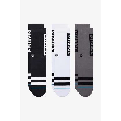 Zdjęcie Stance skarpetki The OG 3-pack kolor czarny A556C20OG3-CAM