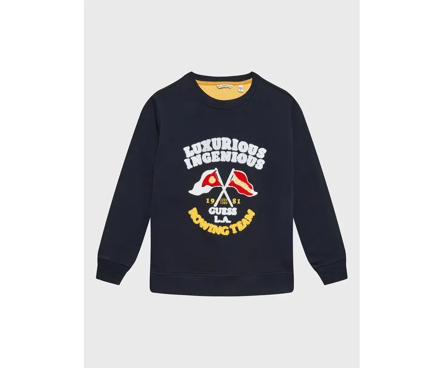 obrazek 1 Guess Bluza L3RQ01 KBLB0 Niebieski Regular Fit