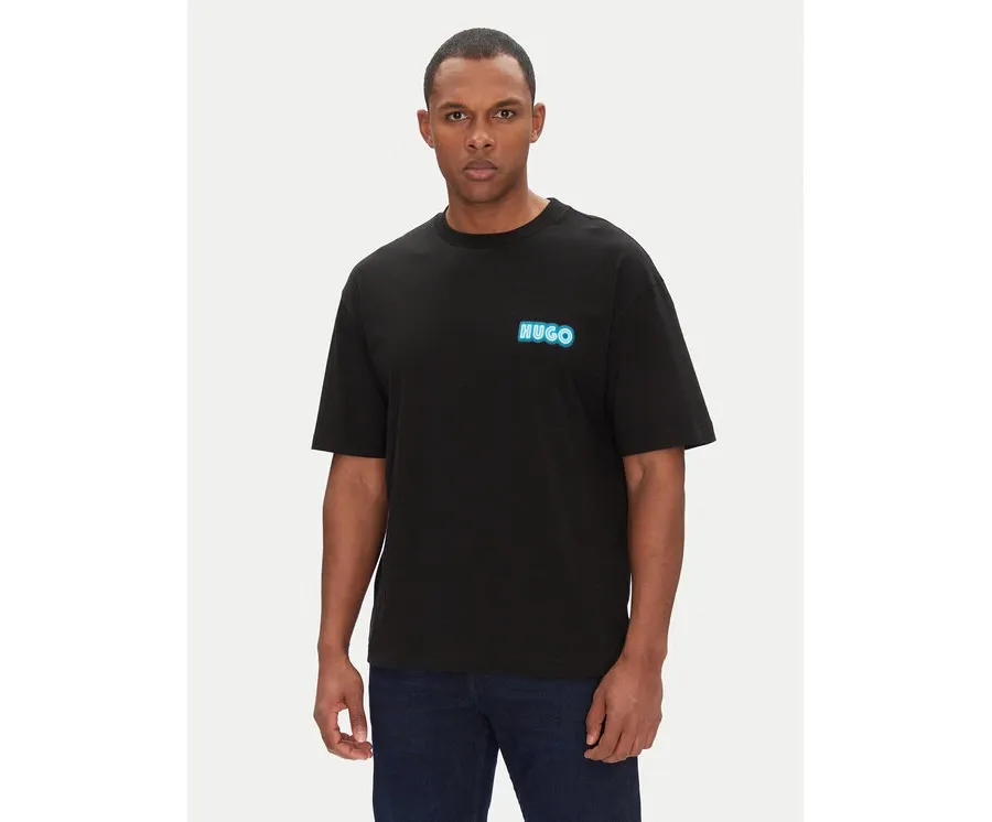 obrazek 1 HUGO T-Shirt Duwood 50538512 Czarny Relaxed Fit