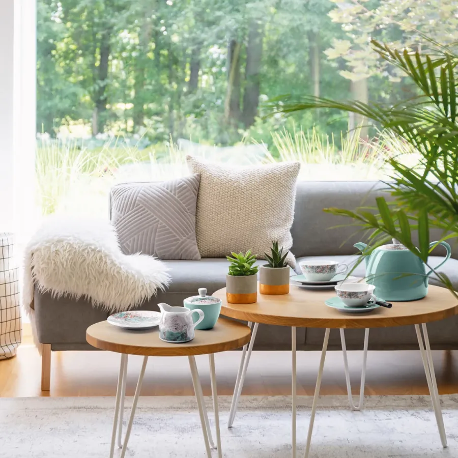 obrazek 2 Porcelanowa stylowa sosjerka w kolorze turkusu - Seltmann Weiden