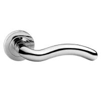 Picture Italian chrome Fly door handle in brass