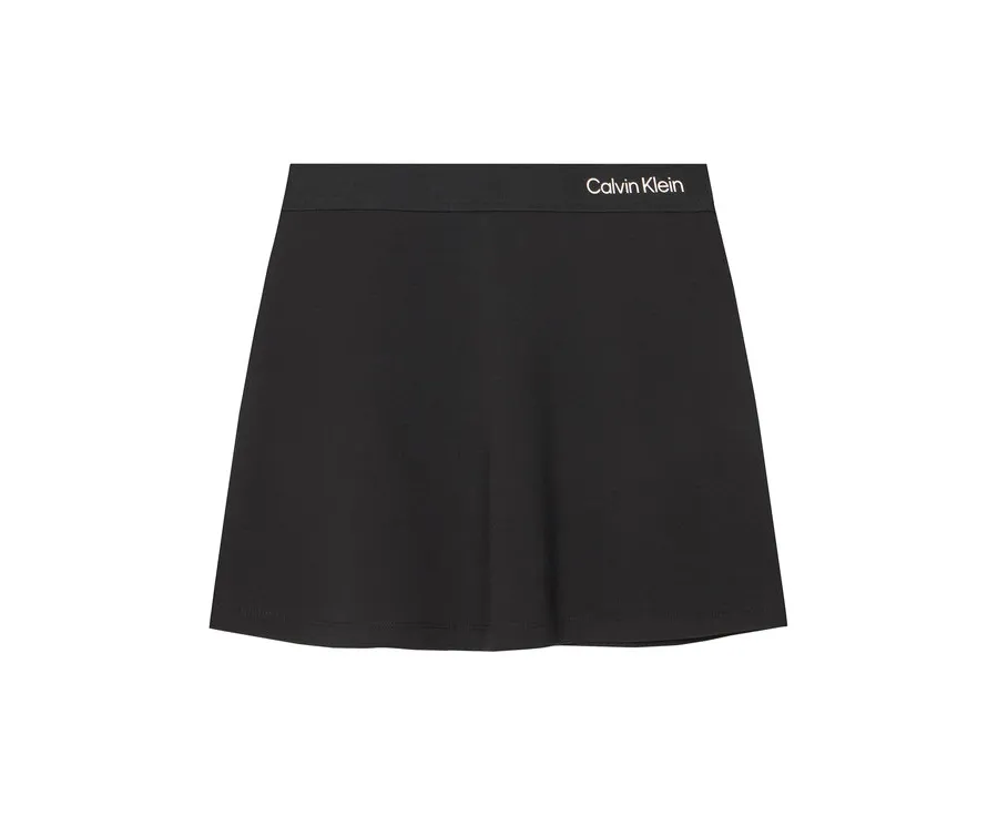 obrazek 1 Calvin Klein Jeans Spódnica Logo Tape IG0IG02784 D Czarny Regular Fit