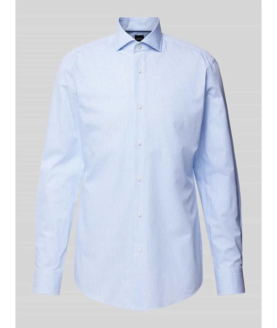 obrazek 1 Koszula biznesowa o kroju slim fit w paski