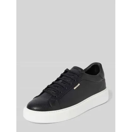 Zdjęcie Sneakersy skórzane z detalem z logo model ‘ARTEM IN TUMBLED LEATHER’