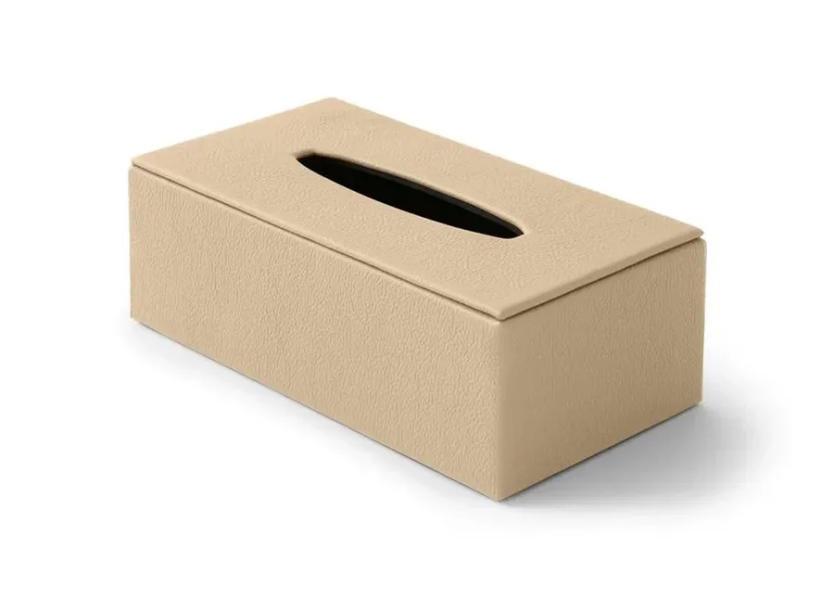 obrazek 2 Włoski chustecznik skórzany na biurko do gabinetu