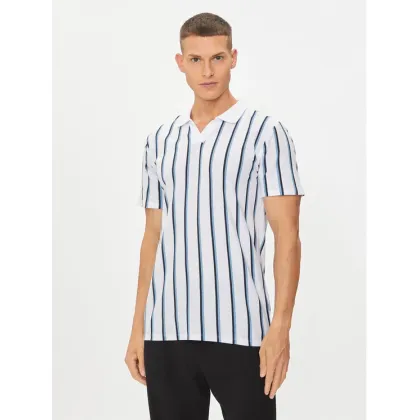 Zdjęcie Lindbergh Polo 30-404259 Biały Slim Fit