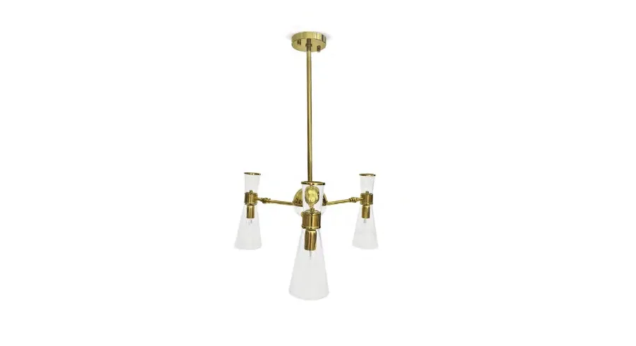 obrazek 4 Lampa wisząca Mitte o trzech ramionach inspirowana dzielnicą Berlina