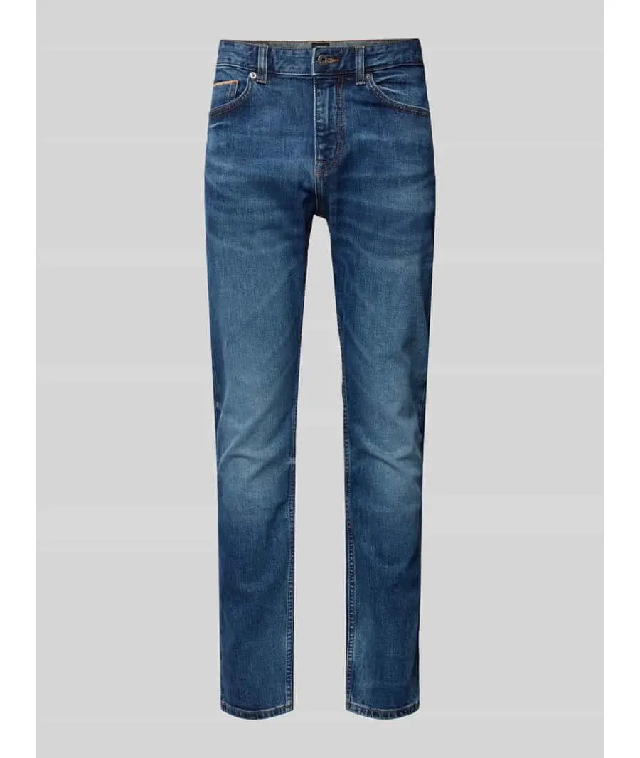 obrazek 1 Jeansy o kroju slim fit z 5 kieszeniami model ‘Delaware’