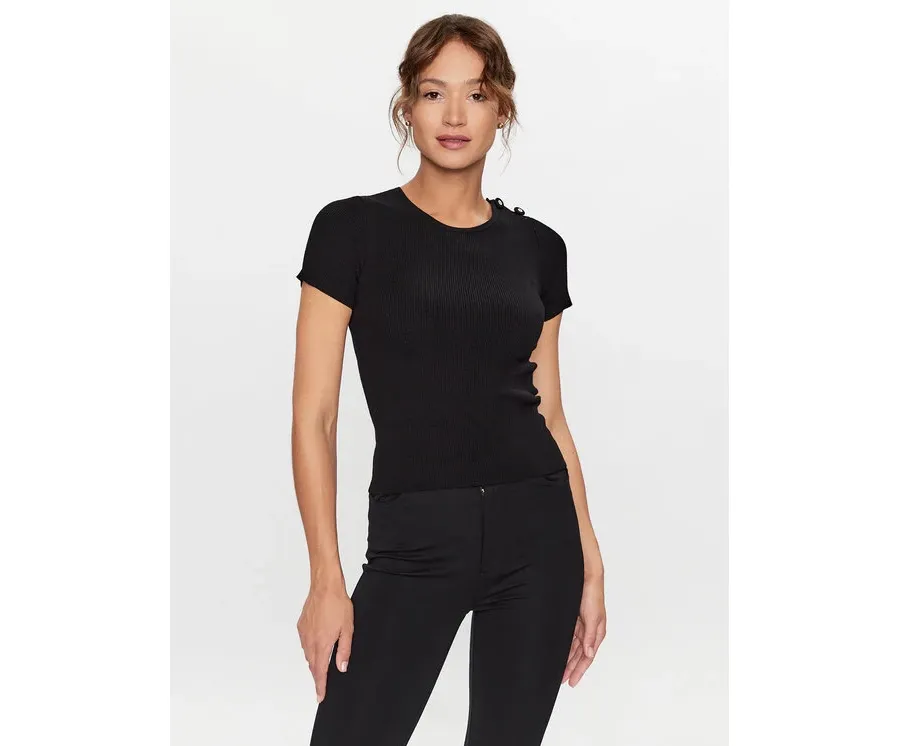 obrazek 1 Liu Jo Sport T-Shirt CF3204 MS99E Czarny Slim Leg
