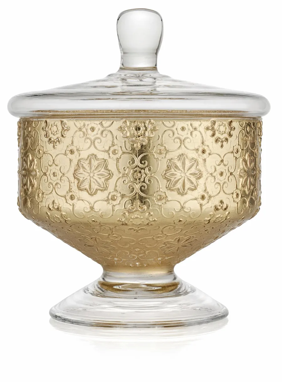 picture 1 Beautiful, stylish Italian chocolate container with gold decoration – IVV