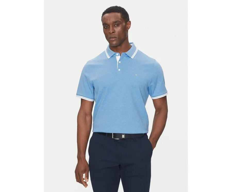 obrazek 1 Michael Kors Polo CS2512720B Niebieski Regular Fit