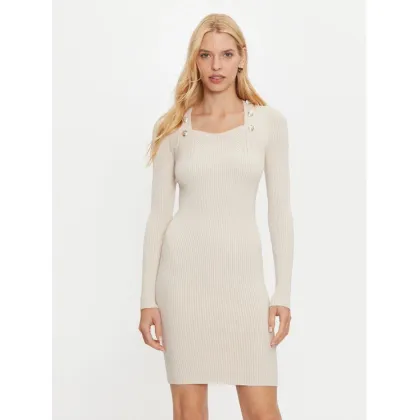 Zdjęcie Marciano Guess Sukienka dzianinowa 4BGK01 5613Z Écru Slim Fit