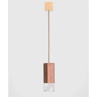 Picture A stunning hanging lamp handmade from solid wood