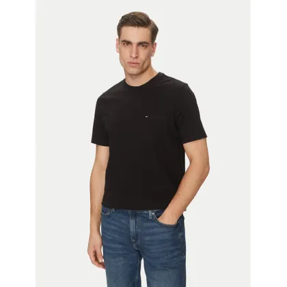 Zdjęcie Tommy Hilfiger T-Shirt Essential Solid Pocket Tee MW0MW37283 Czarny Regular Fit