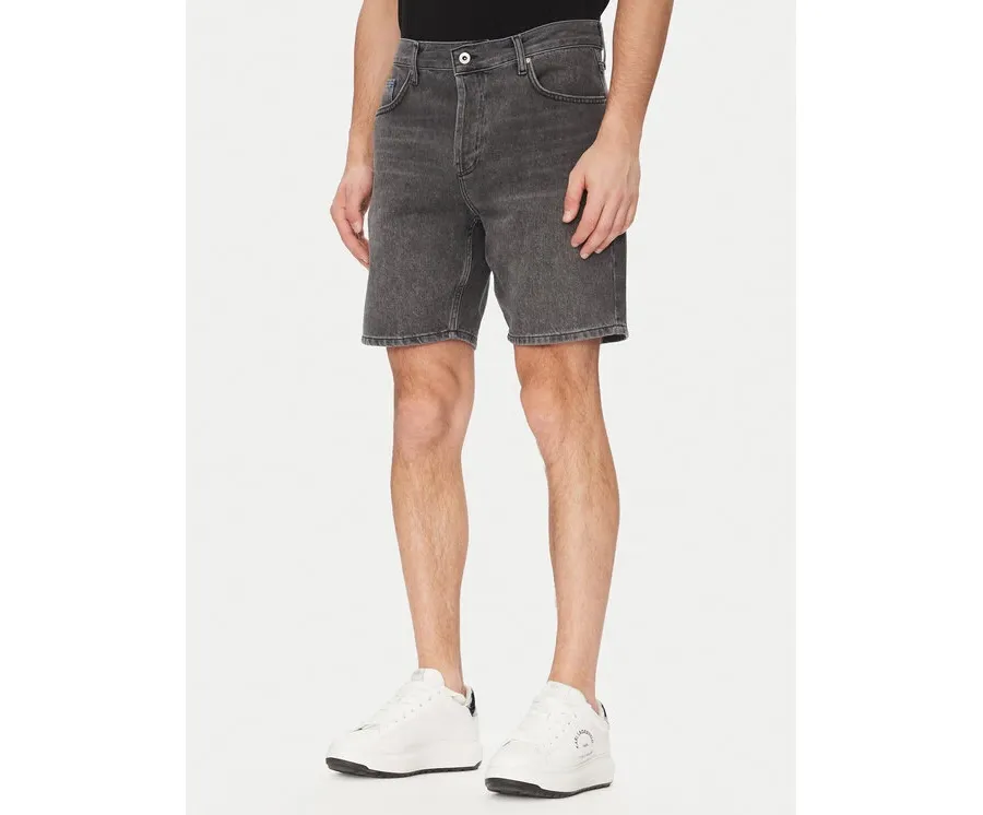 obrazek 1 Karl Lagerfeld Jeans Szorty jeansowe A2M10084 Szary Relaxed Fit