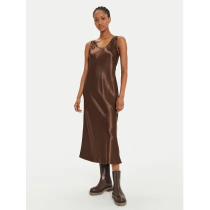 Zdjęcie Max Mara Leisure Sukienka koktajlowa Talete 2426226028 Brązowy Regular Fit