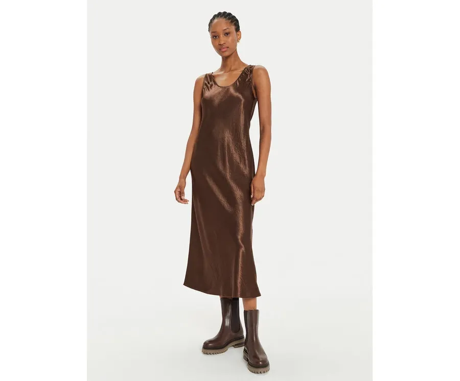 obrazek 1 Max Mara Leisure Sukienka koktajlowa Talete 2426226028 Brązowy Regular Fit