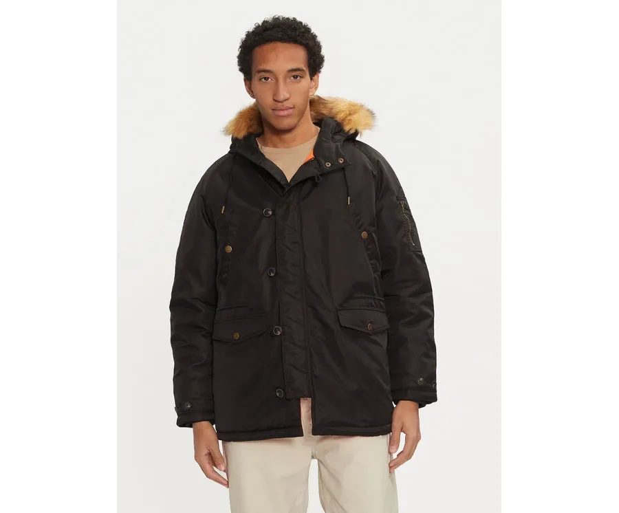 obrazek 1 Guess Parka M4BL22 WG932 Czarny Regular Fit