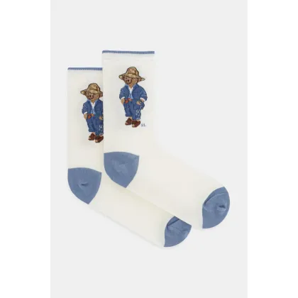 Zdjęcie Polo Ralph Lauren skarpetki damskie kolor beżowy 455968666