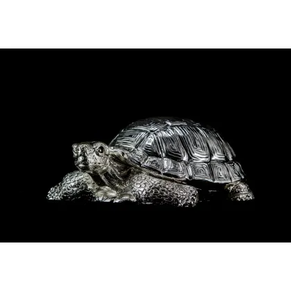 Zdjęcie Urokliwa figura żółwia z żywicy