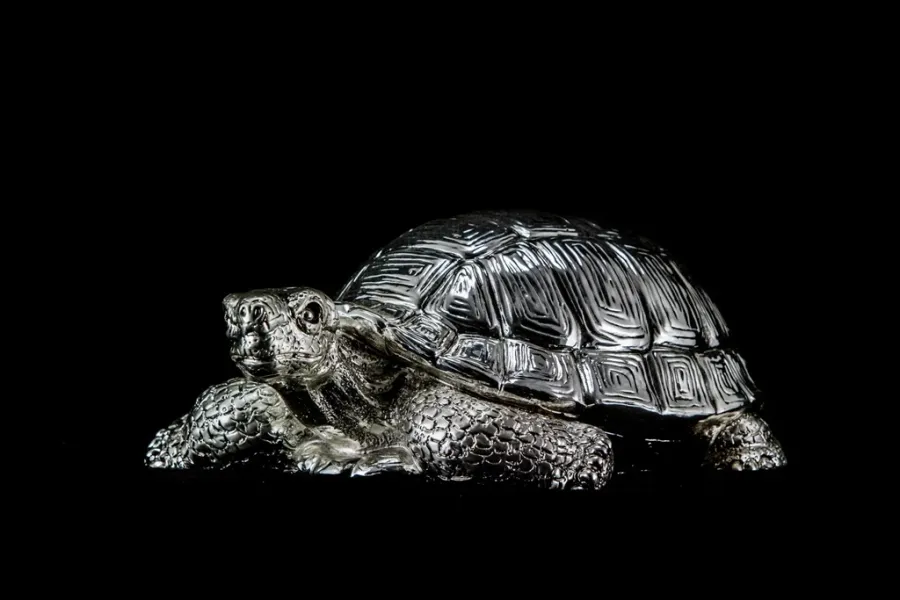 obrazek 1 Urokliwa figura żółwia z żywicy