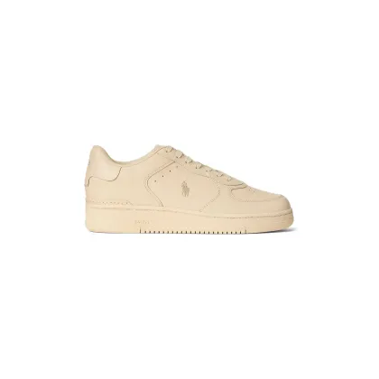 Zdjęcie Polo Ralph Lauren sneakersy skórzane Masters Crt męskie kolor beżowy 809971279001