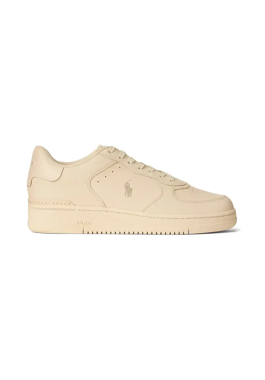 obrazek 1 Polo Ralph Lauren sneakersy skórzane Masters Crt męskie kolor beżowy 809971279001