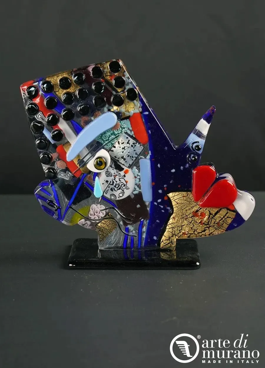 obrazek 1 Abstrakcyjna figura Picasso Pop Art szkło Murano
