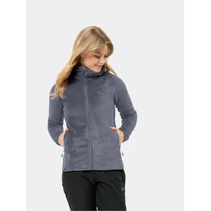 Zdjęcie Jack Wolfskin Polar Rotwand Hooded Fz 1710742 Granatowy Regular Fit