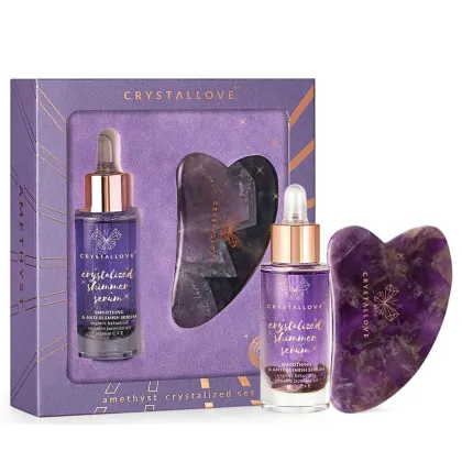 Zdjęcie Crystallove serum do twarzy z Ametysem + Płytka do Masażu Gua Sha 30 ml