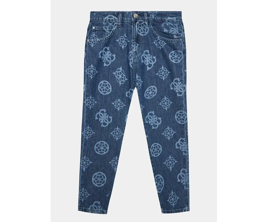 obrazek 1 Guess Spodnie materiałowe J3YA01 D45E0 Różowy Regular Fit