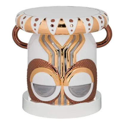 Zdjęcie Awangardowy stolik z ceramiki i drewna do oryginalnego wnętrza – Byfly