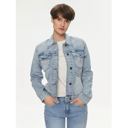 Zdjęcie Wrangler Kurtka jeansowa Heritage 112350342 Niebieski Regular Fit
