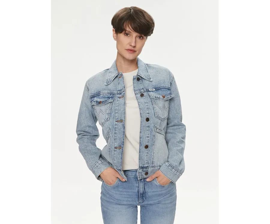 obrazek 1 Wrangler Kurtka jeansowa Heritage 112350342 Niebieski Regular Fit