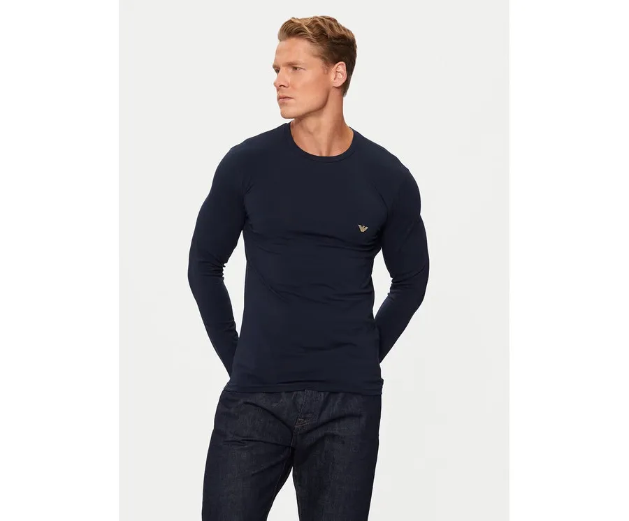 obrazek 1 Emporio Armani Underwear Longsleeve 111023 4F512 00135 Granatowy Slim Fit