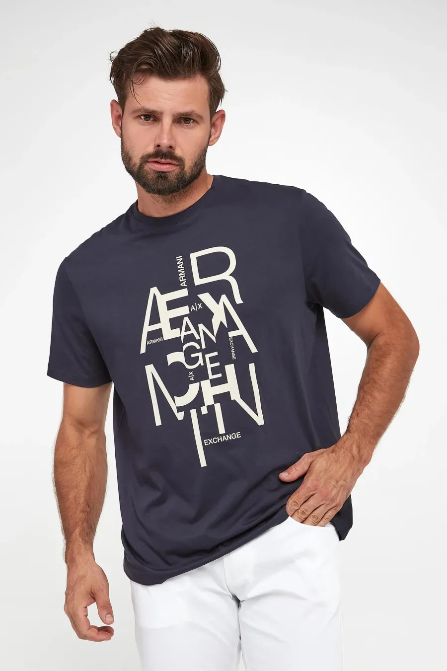 obrazek 1 T-shirt męski z logo ARMANI EXCHANGE Armani Exchange