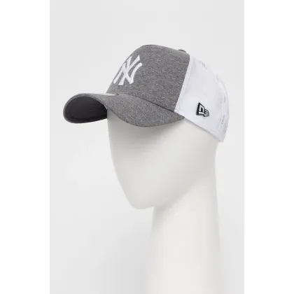 Zdjęcie New Era Czapka z daszkiem kolor szary z aplikacją 12523898-DKGREY
