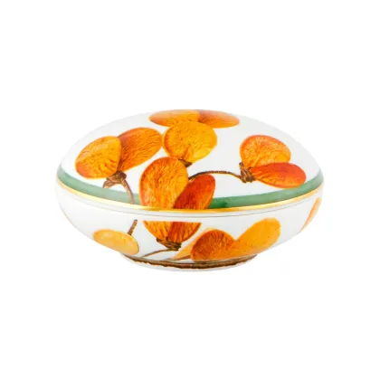 Picture Large round porcelain container from the Amazōnia - Vista Alegre collection