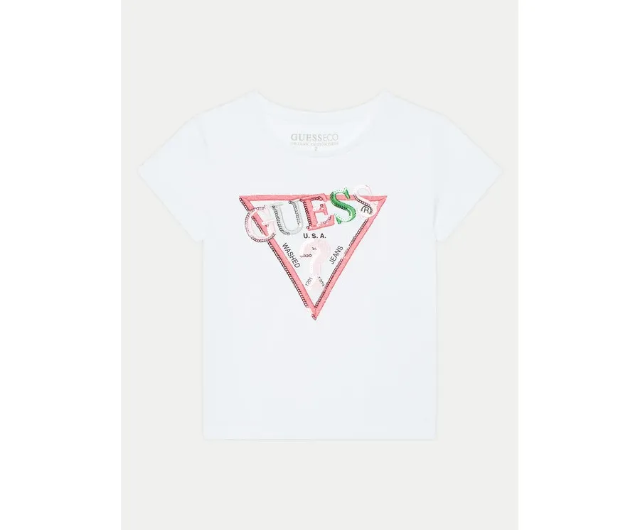 obrazek 1 Guess T-Shirt K5RI16 K6YW4 Biały Regular Fit