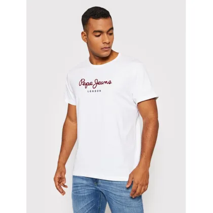 Zdjęcie Pepe Jeans T-Shirt Eggo PM508208 Biały Regular Fit