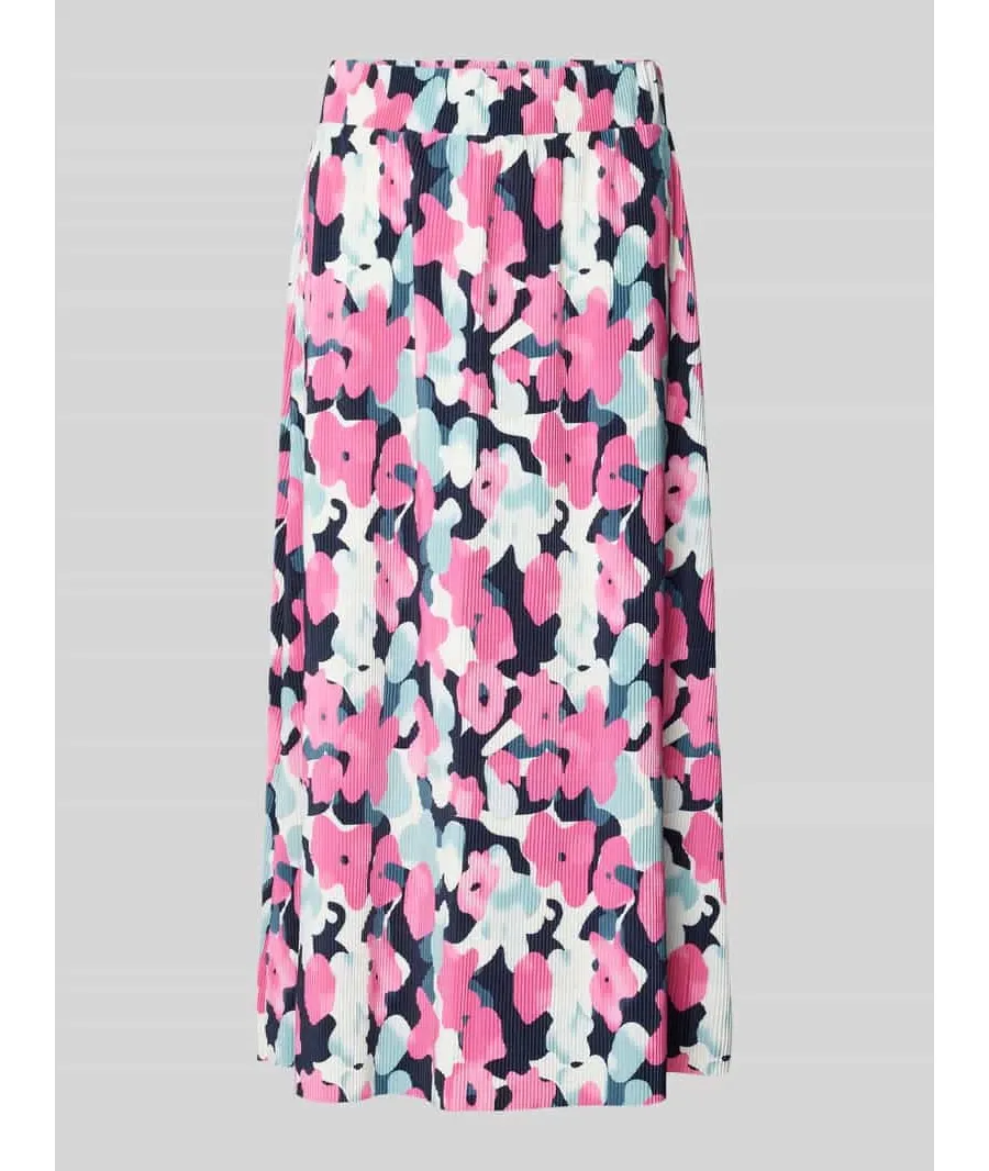 obrazek 1 Spódnica midi ze wzorem na całej powierzchni