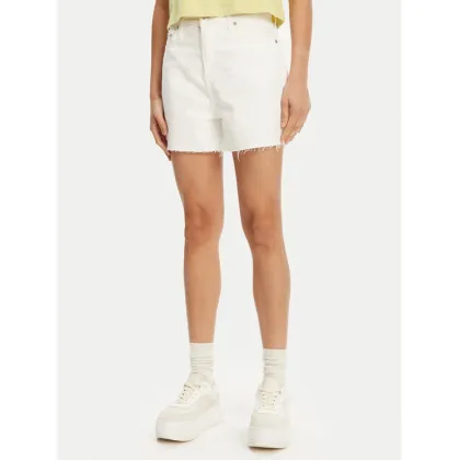 Zdjęcie Calvin Klein Jeans Szorty jeansowe J20J225153 Biały Mom Fit