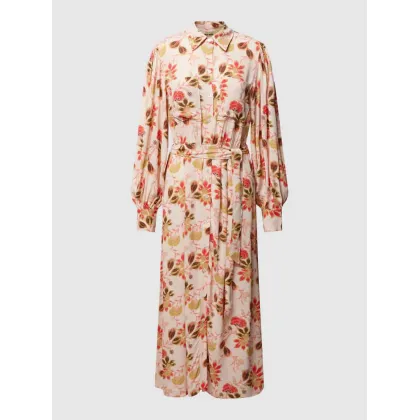 Zdjęcie Sukienka midi z kwiatowym wzorem na całej powierzchni model ‘EMMERSON’
